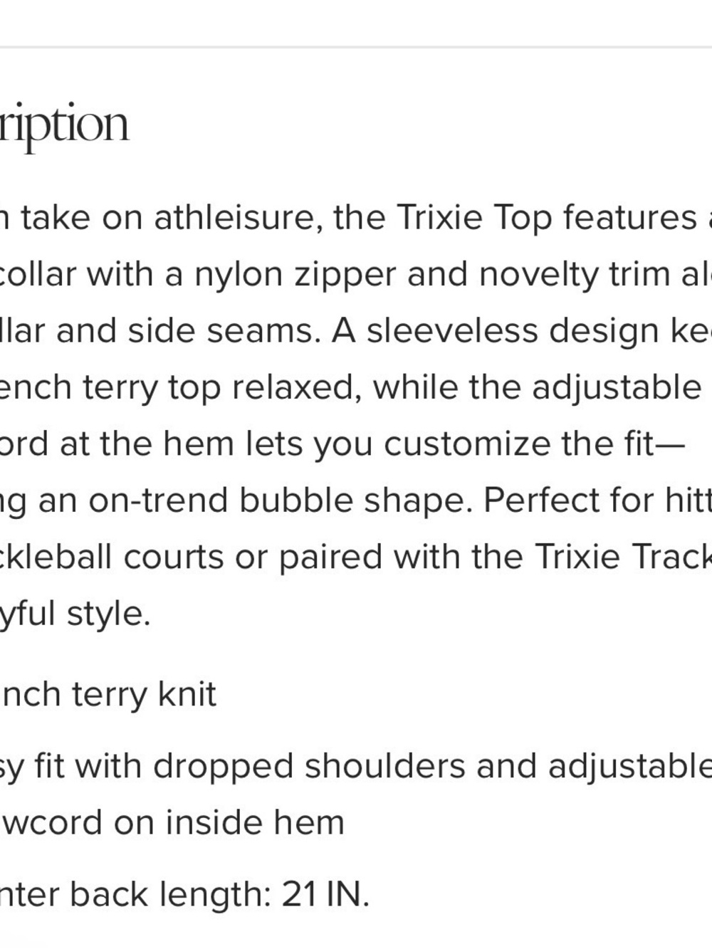 Trixie Top - Picture 7 of 7